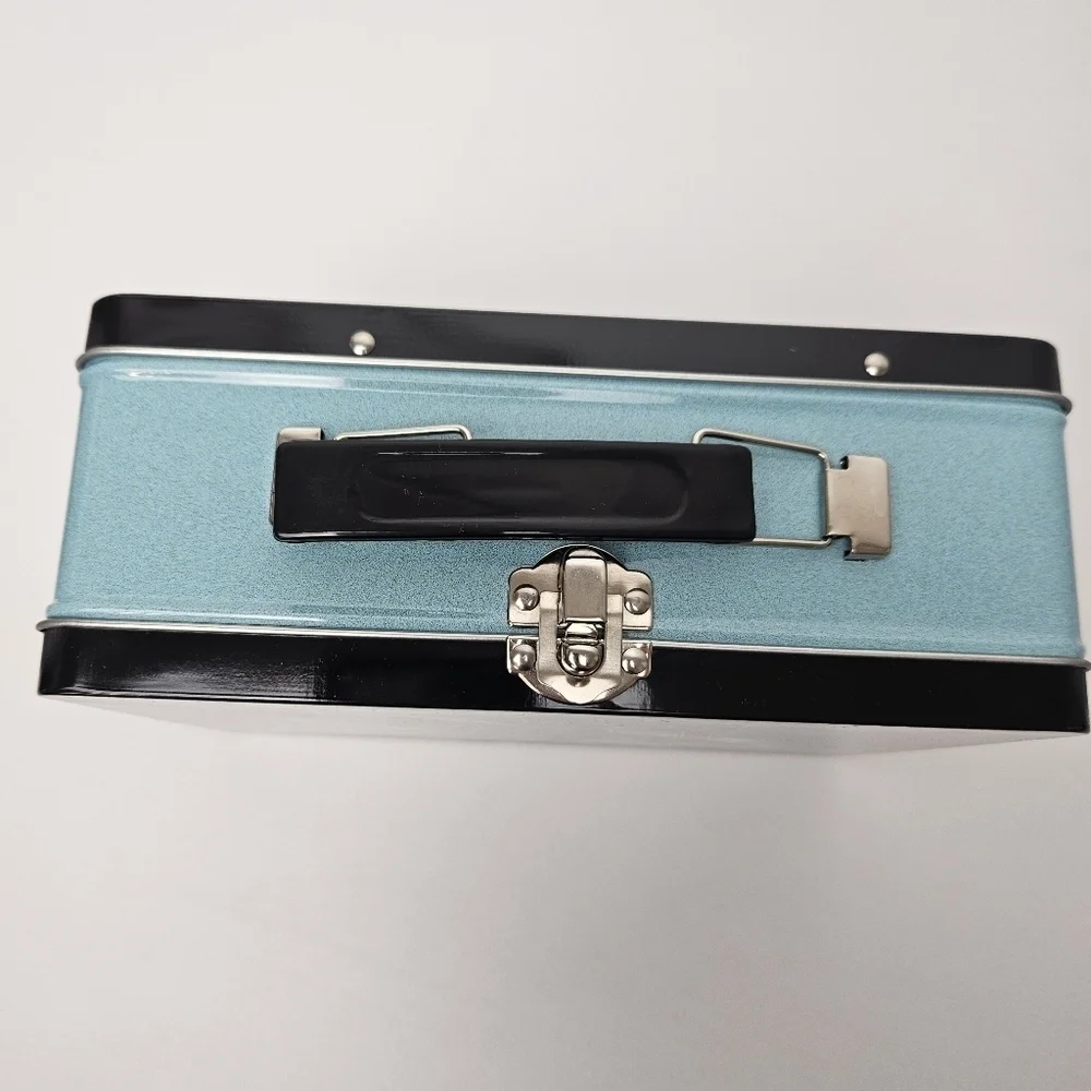 San Jose Sharks Lunchbox Retro Metal School Lunch Box Hockey Collectible